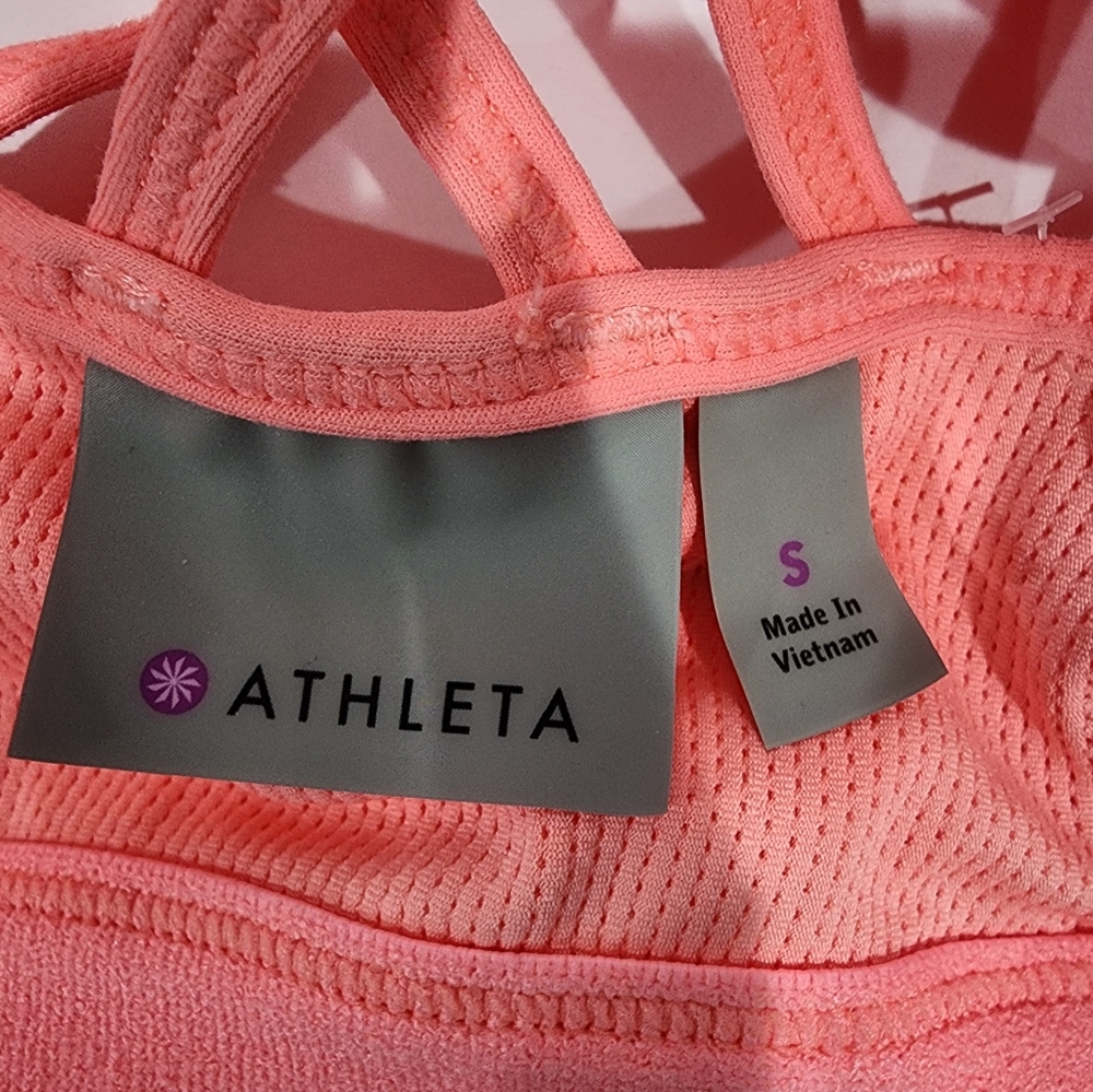 Athleta Fully Focused Sport Bra Small EUC - Picture 5 of 5